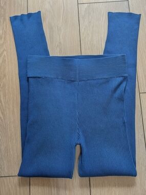 Papaya Ribbed Royal Blue Leggings